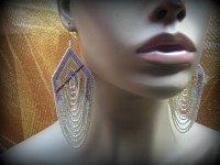 Boucles d'oreilles ethniques